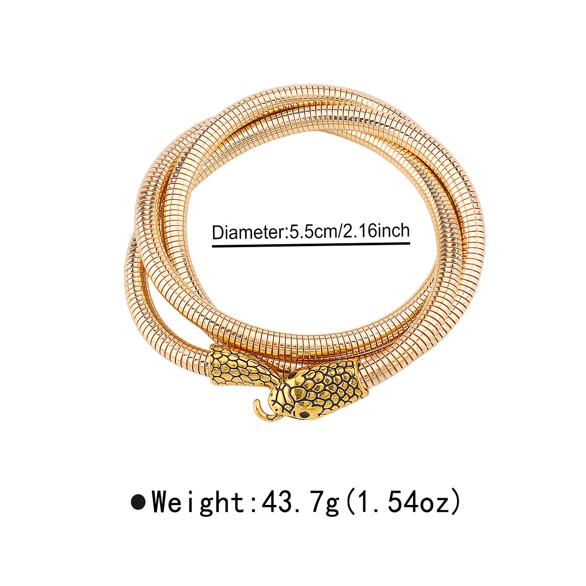 Bulk Pink Coil Wrap Style Rose Gold Plated Plain Bracelet For Women Secondary image