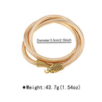 Bulk Pink Coil Wrap Style Rose Gold Plated Plain Bracelet For Women