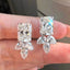 Solitaire Silver Cubic Zirconia Anti Tarnish Stud Earring Women Bulk