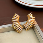 Bulk Gold Silver CZ Anti-Tarnish Copper Ear Cuff Earrings