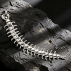 Gothic Centipede Design Silver Plated Alloy Bracelet For Men Wholesale