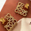 Filigree Square 18K Gold CZ Anti Tarnish Hoop Earrings Bulk