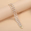 Bulk Premium Double Strand Baguette Gold Silver CZ Copper Bracelet