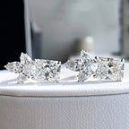 Solitaire Silver Cubic Zirconia Anti Tarnish Stud Earring Women Bulk