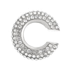Studded Gold CZ Anti Tarnish Air Cuff Stud Earring Pack Of 2 Bulk