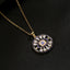 Evil Eye Drop Cubic Zirconia 18K Gold Necklace Pendant Chain Bulk