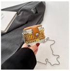 Rectangle Brown Green Shoulder Cross body Small Chain Box Bag Bulk