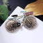 Blue Pink Cycle Gold Cubic Zirconia Copper Brooch For Women Bulk