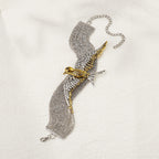 Bird Rhinestone 18K Gold Silver Anti Tarnish Choker Necklace Bulk