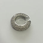 Studded Gold CZ Anti Tarnish Air Cuff Stud Earring Pack Of 2 Bulk