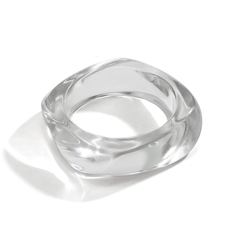 Transparent Geometric Acrylic Kada Bracelet For Women Bulk