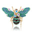 Multi Color Butterfly Gold Plated Rhinestone Brooch For Women Bulk