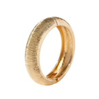Wrinkled 18K Gold Silver Anti Tarnish Openable Kada Bracelet Bulk