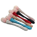 Pink White Red Diamond Studded Powder Brush Makeup Brush Women Bulk