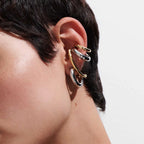 Two Tone Gold Silver Stainless Steel Anti Tarnish Stud Earring Bulk