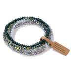 Triple Layer Multicolor Beads Adjustable Layer Stackable Bracelet Bulk
