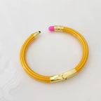 Trendy Pencil Style Gold Enamel Anti Tarnish Copper Cuff & Kada Bulk