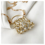 Cubic Zirconia 18K Gold Silver Banquet Shoulder Chain Small Bag Bulk