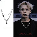 Dual Layer Curb Chain Silver Anti Tarnish Necklace Chain Unisex Bulk