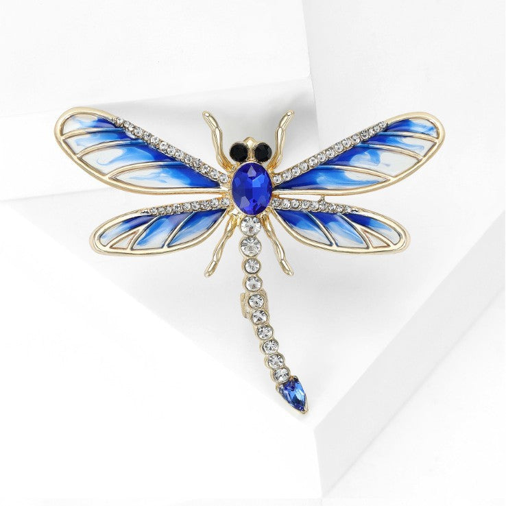 Multi Color Butterfly Cubic Zirconia Gold Copper Brooch Women Bulk