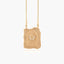 Butterfly Door Gold CZ Anti Tarnish Necklace Pendant Chain Bulk