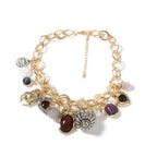 Various Charm 18K Gold Silver Pearl Quartz Chunky Necklace Chain Bulk