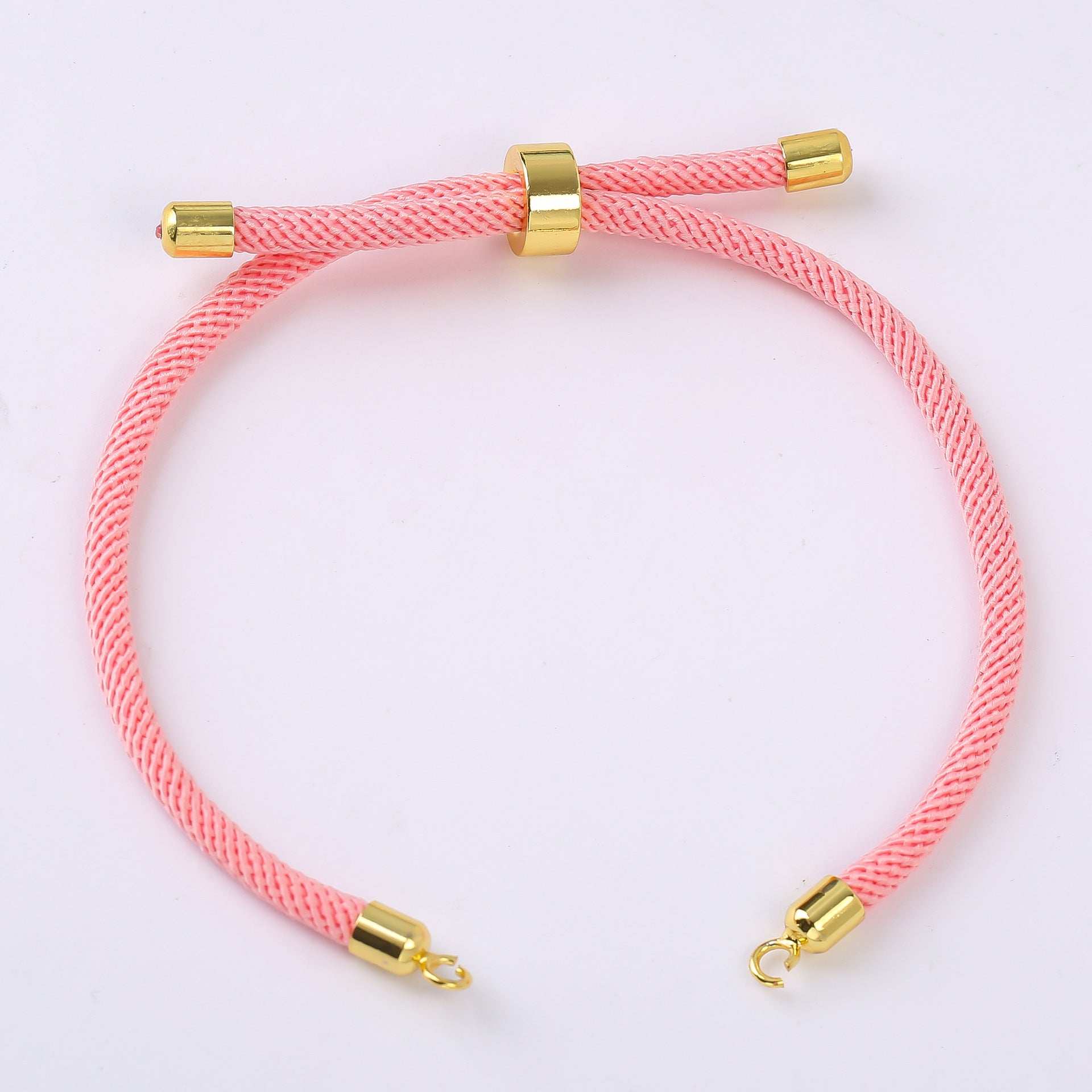 Wholesale Pink Stylish Gold Plated Plain Thread Bracelet For Women