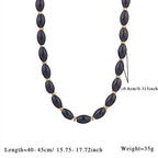 Cross Heart Butterfly Gold Blue Black Anti Tarnish Charm Necklace Pack Of 3 For Women