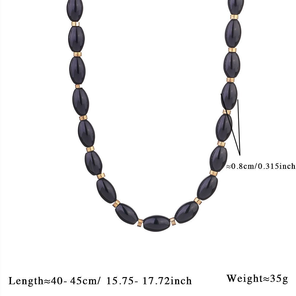 Cross Heart Butterfly Gold Blue Black Anti Tarnish Charm Necklace Pack Of 3 For Women