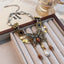 Butterfly Flower Multicolour 18K Gold Anti Tarnish Charm Necklace Bulk