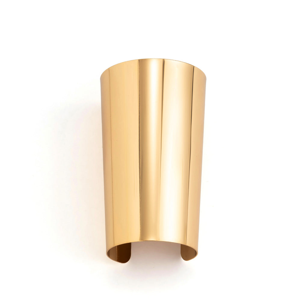 Glossy 18K Gold Silver Wide Cuff Bracelet For Women Bulk