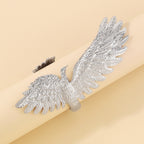 Eagle Long Feather 18K Gold Anti Tarnish Cuff Kada Bracelet Bulk