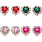 Heart Love Rhinestone Crystal Stud Earring For Women Bulk