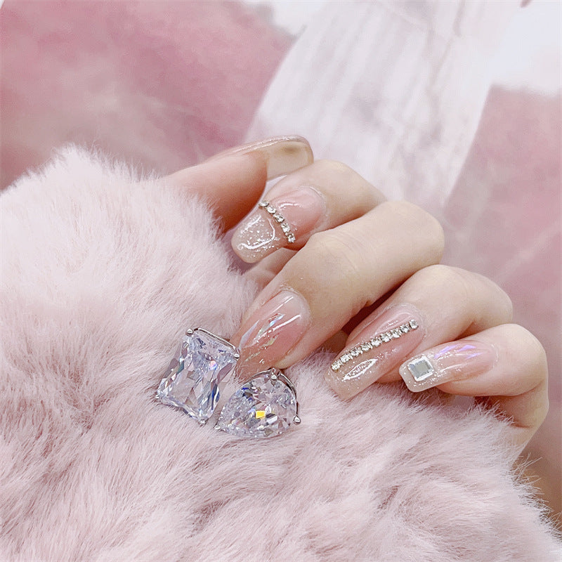 Bulk Designer Double Shape Silver CZ Copper Anti Tarnish Fancy Ring