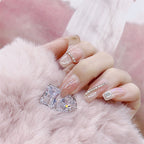 Bulk Designer Double Shape Silver CZ Copper Anti Tarnish Fancy Ring