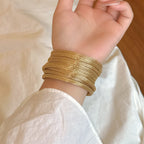 Designer Multi Strand Mesh Chain Gold Silver Adjustable Bracelet Bulk