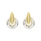 Gold Silver Round Plain Anti Tarnish Copper Hoop Earrings Women Bulk