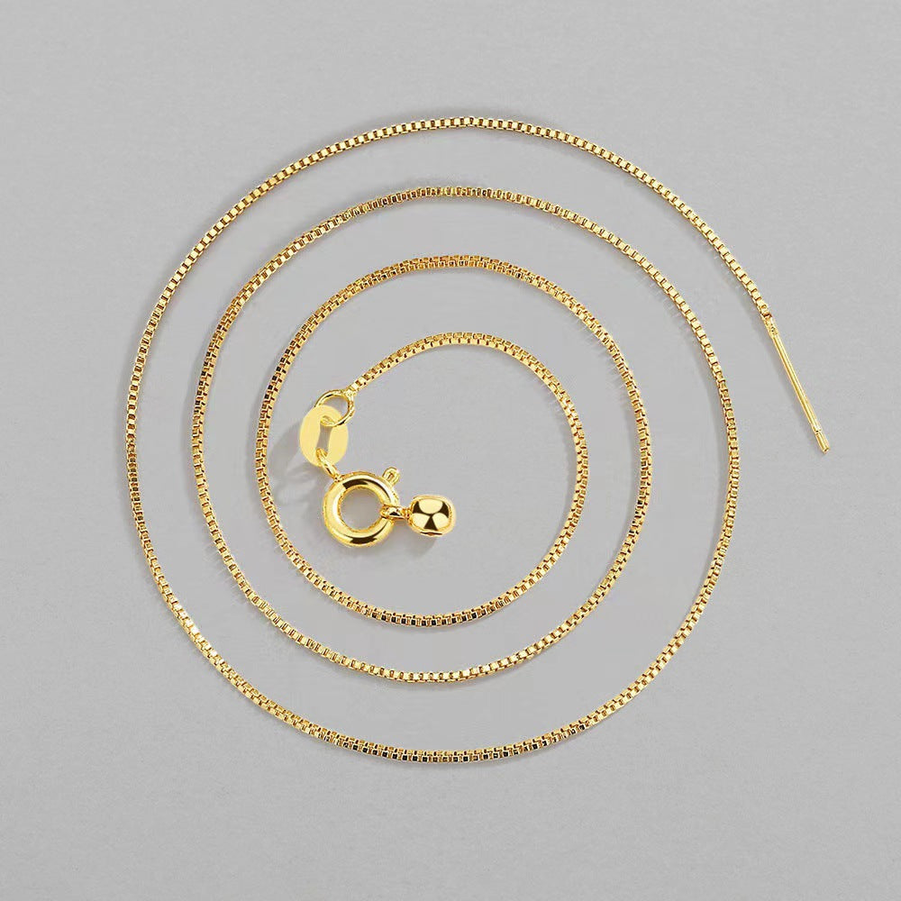 Needle Box Chain 18K Gold Anti Tarnish Chain For Women Bulk Main image
