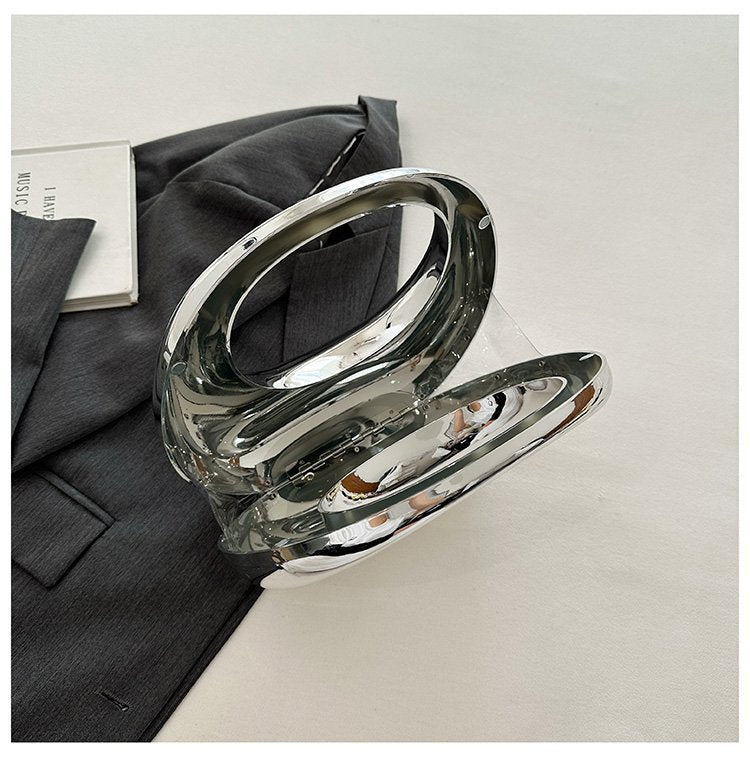Oval Glossy Acrylic Blue Silver Gold Black Pick Colorful Hand Bag Bulk