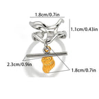Gold Silver Heart, Crescent & Sun Copper Adjustable Ring For Women Bulk