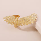 Eagle Long Feather 18K Gold Anti Tarnish Cuff Kada Bracelet Bulk