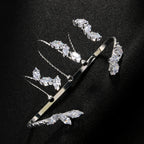 Solitaire Cubic Zirconia Silver Adjustable finders Ring For Women