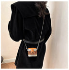 Rectangle Brown Green Shoulder Cross body Small Chain Box Bag Bulk