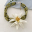 Multi Color Choker Choker Flower Gold Plated Resin Necklace For Women Bulk