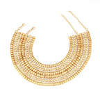Luxury Multi Layer Gold Silver Plated Crystal Necklace For Women Bulk