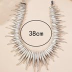 Pointy Gold Silver Anti Tarnish Versatile Necklace For Women Bulk