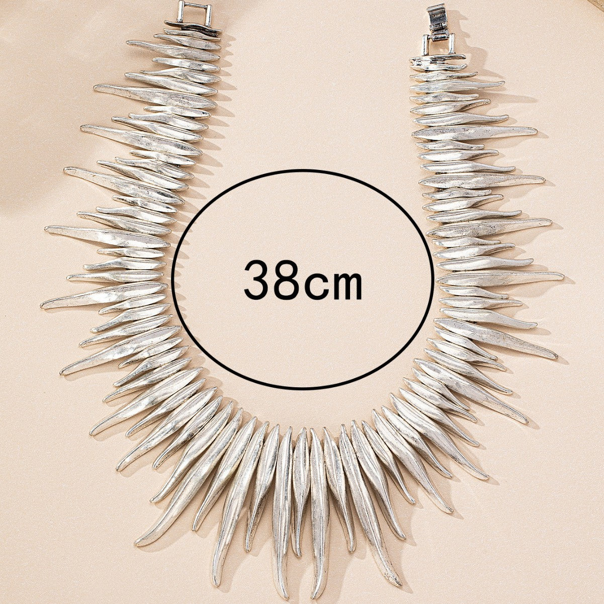 Pointy Gold Silver Anti Tarnish Versatile Necklace For Women Bulk