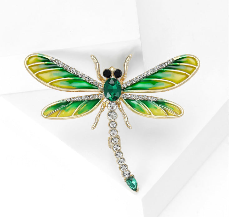 Multi Color Butterfly Cubic Zirconia Gold Copper Brooch Women Bulk