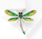 Multi Color Butterfly Cubic Zirconia Gold Copper Brooch Women Bulk