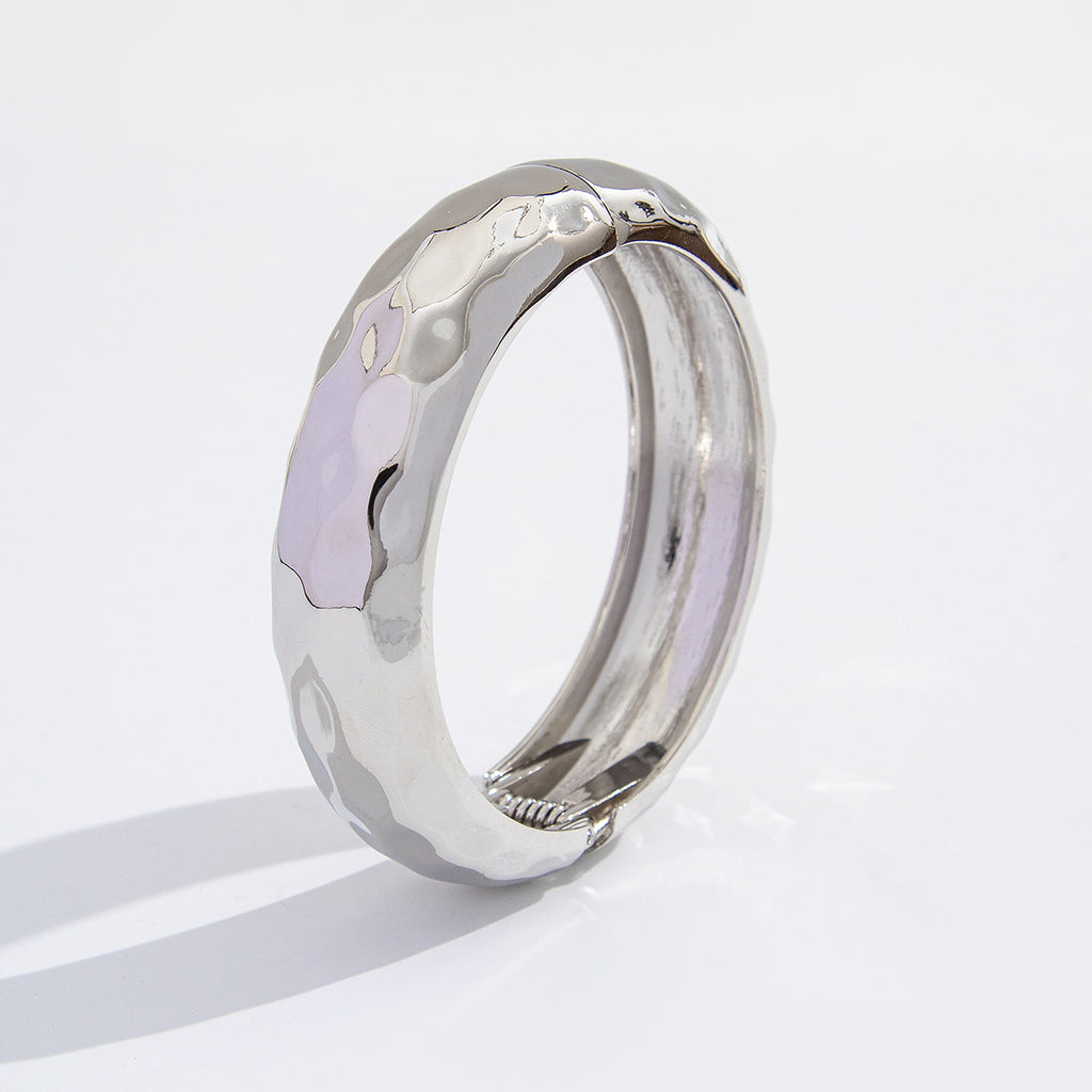 Beaten Finish 18K Gold Silver Anti Tarnish Kada Bangle Bracelet Bulk